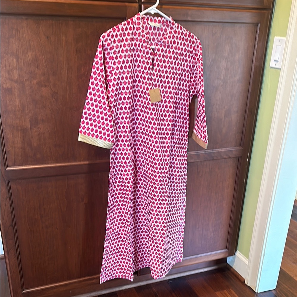 Seasons Brand Elegant Pink Motif Kurta cotton